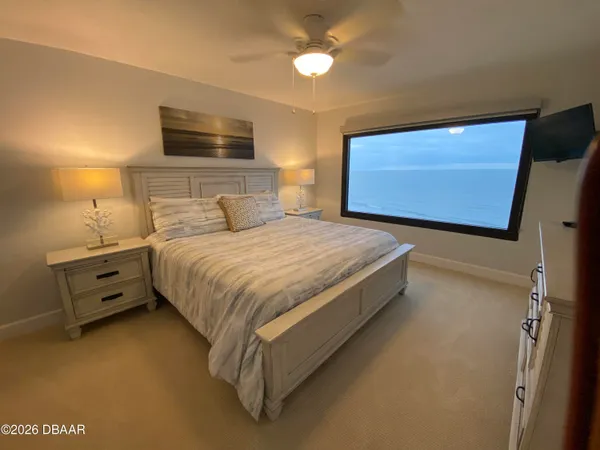 a view of a sky from a window