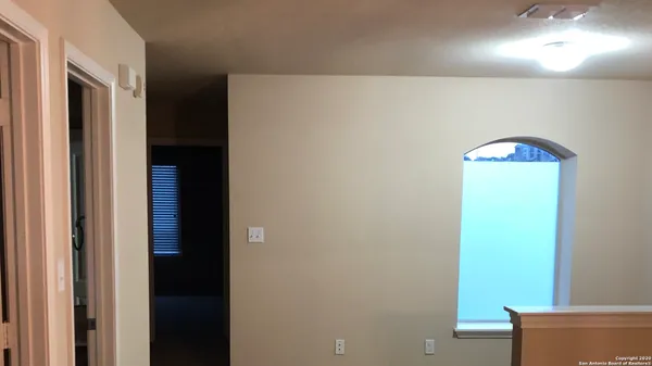 a view of a hallway with a elevator