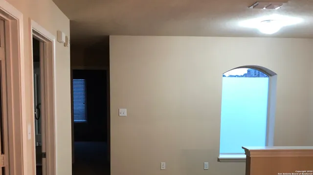 a view of a hallway with a elevator