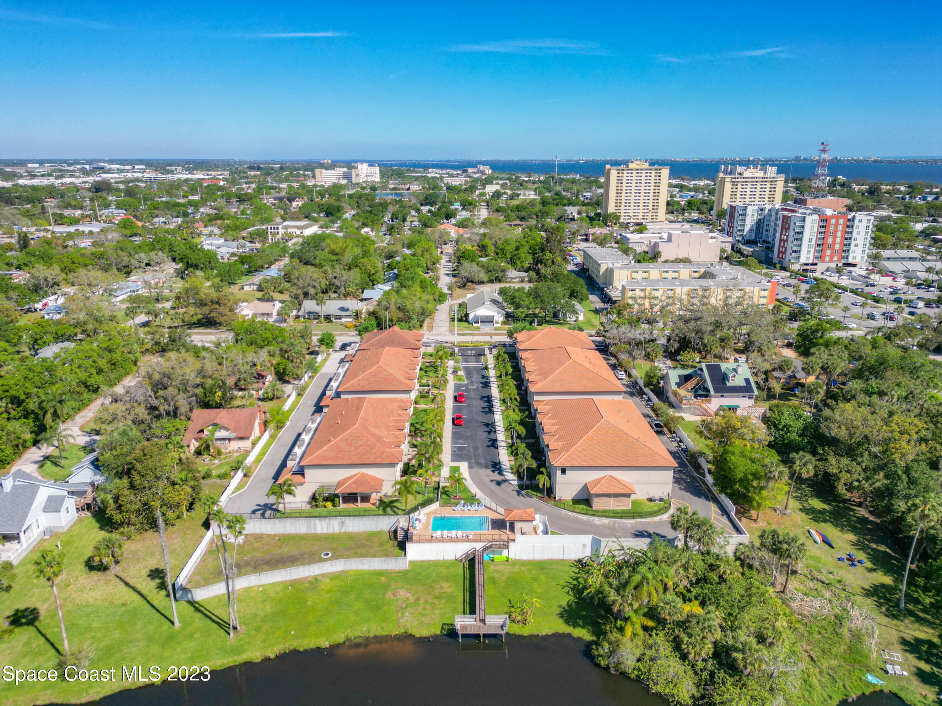 2240 Enjoya Lane Melbourne, FL 32901 - Photo 20 of 31 an aerial view of multiple house