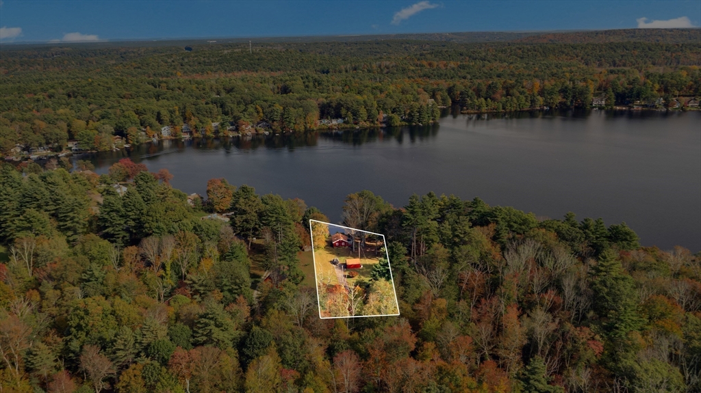 79 7th Street Brimfield, MA 01010 - Photo 30 of 32 an aerial view of ocean with residential house with outdoor space and trees