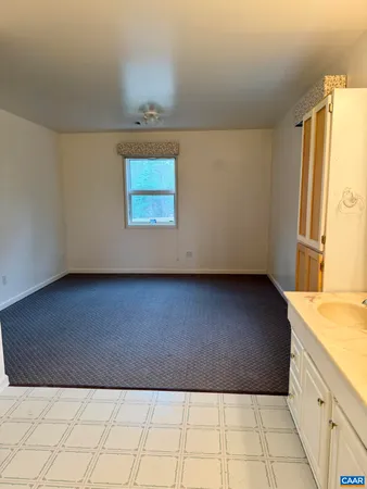 a view of a hallway with window