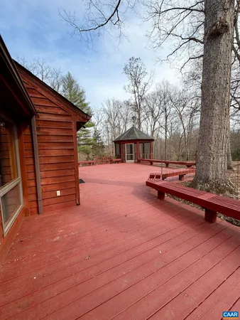 a view of outdoor space with seating