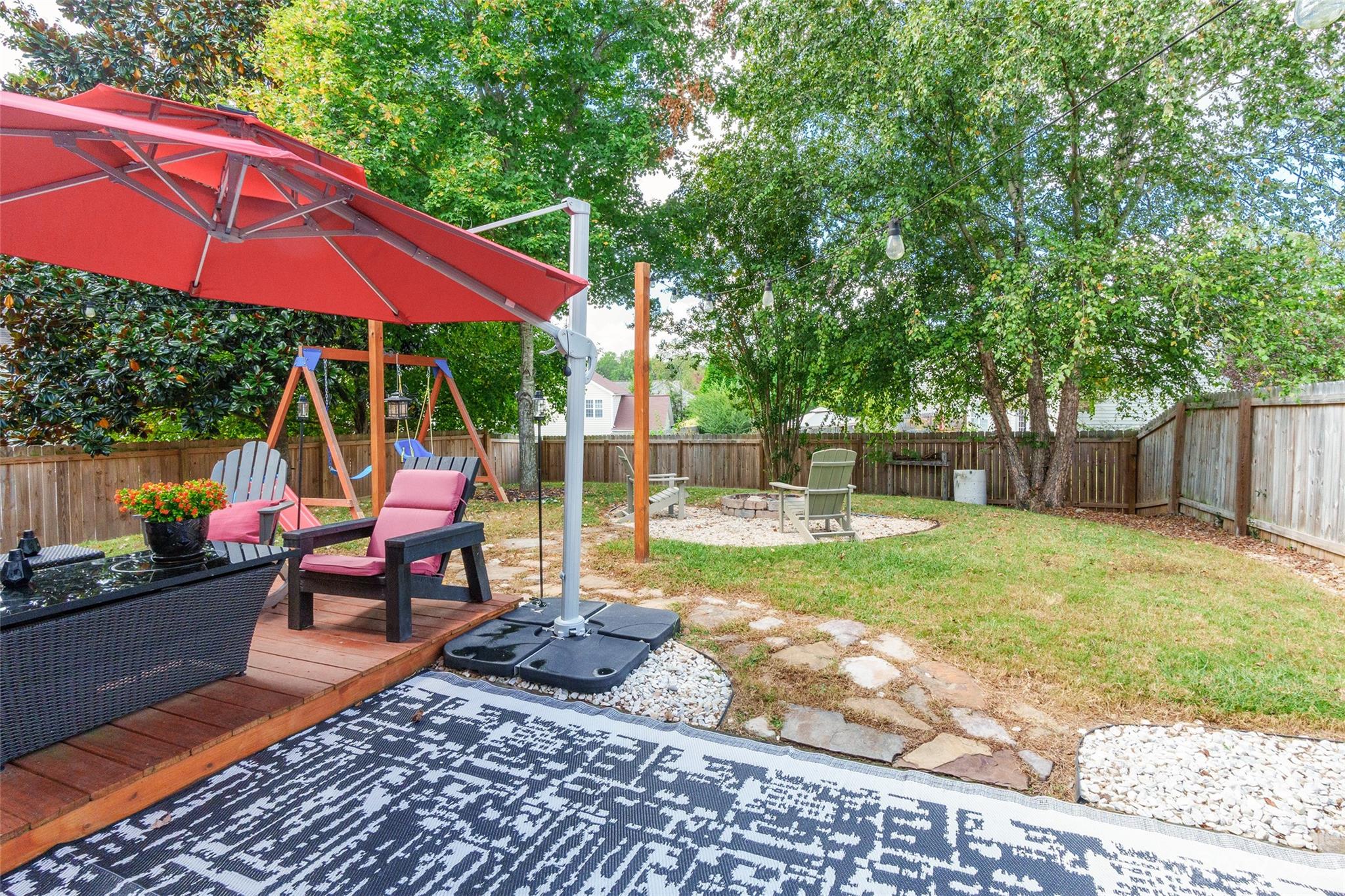 3114 Tanzanite Circle Fort Mill, SC 29708 - Photo 24 of 31 a view of a backyard with a patio