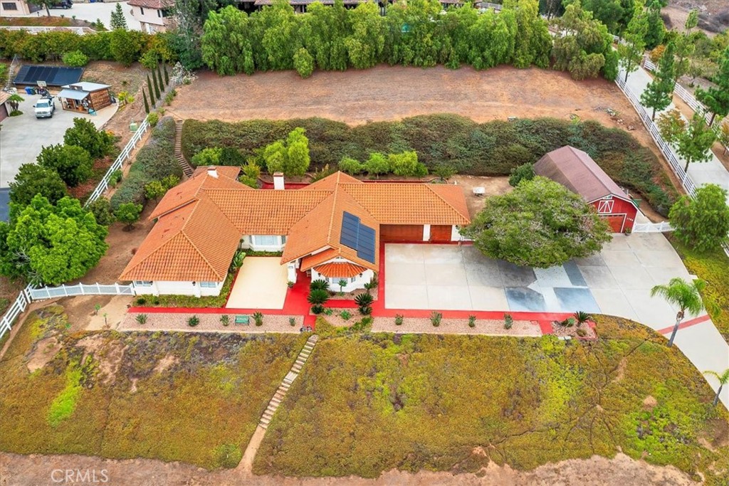 1766 Rabbit Hill Fallbrook, CA 92028 - Photo 75 of 75 an aerial view of residential houses with outdoor space