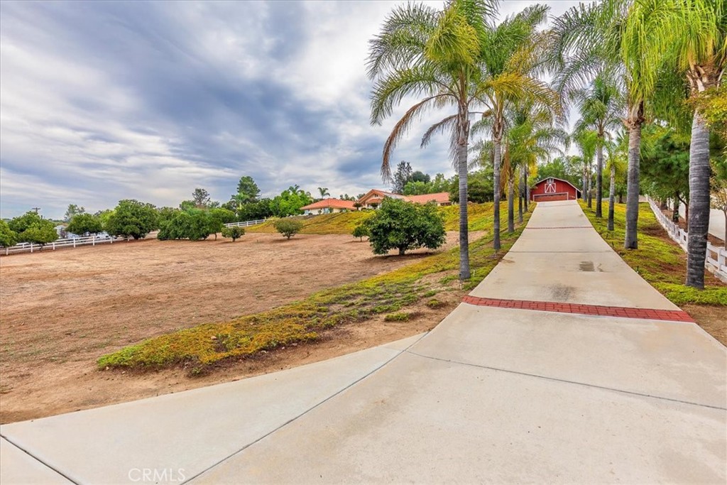 1766 Rabbit Hill Fallbrook, CA 92028 - Photo 8 of 75 a view of fountain in front of a house