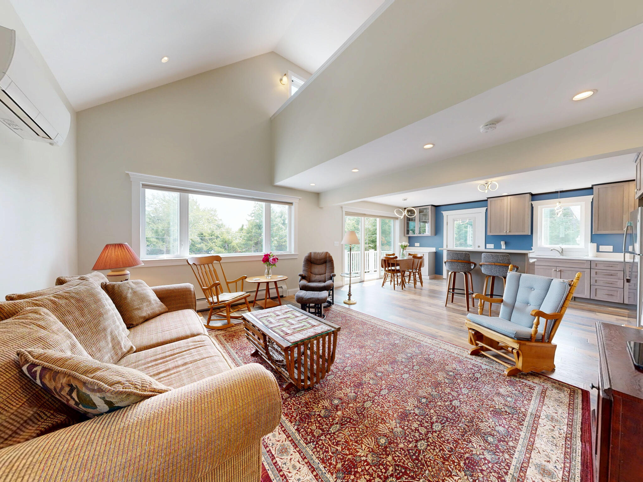 85 Patten Point Road St. George, ME 04859 - Photo 16 of 59 Living Room w/ Vaulted Ceilings