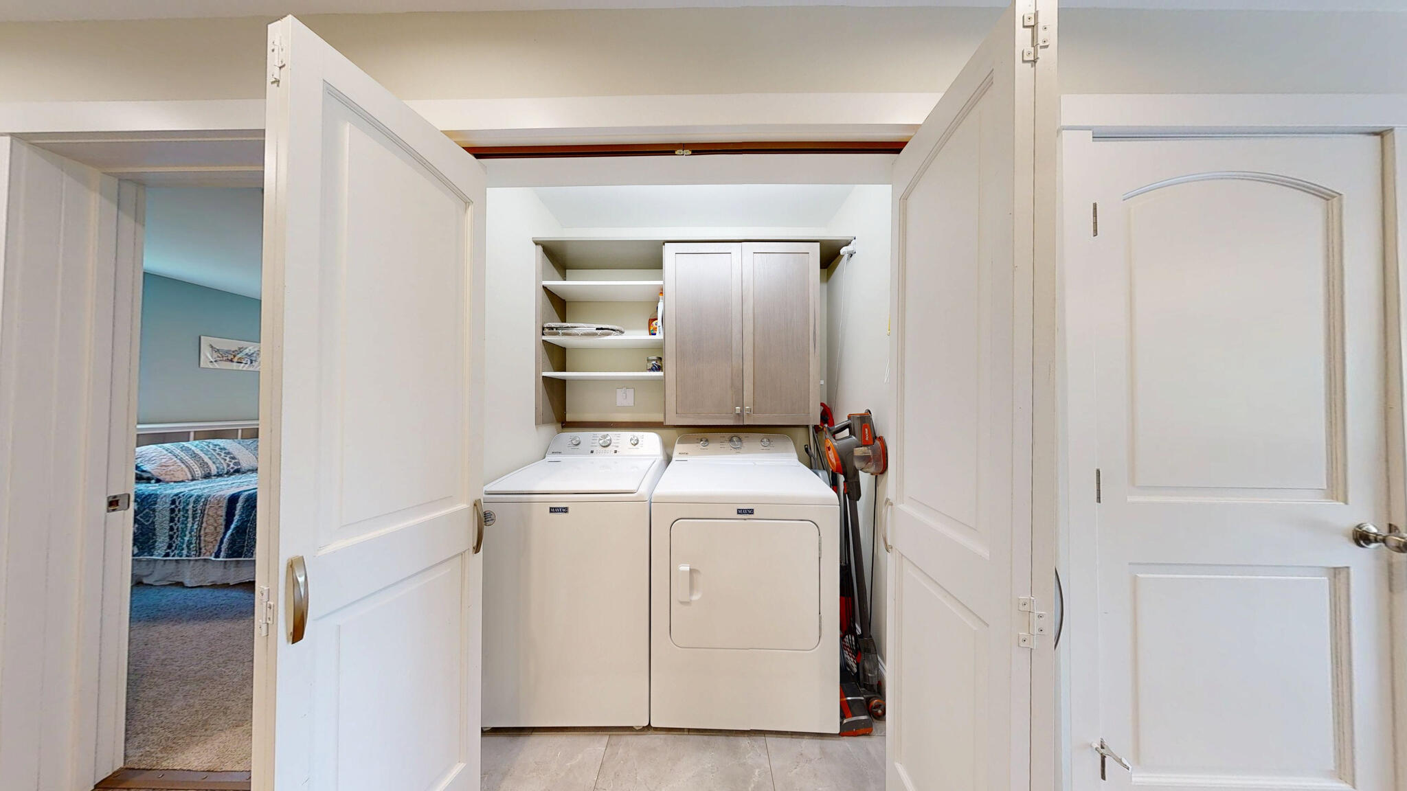 85 Patten Point Road St. George, ME 04859 - Photo 21 of 59 Laundry Closet with Shelves & Cabinet