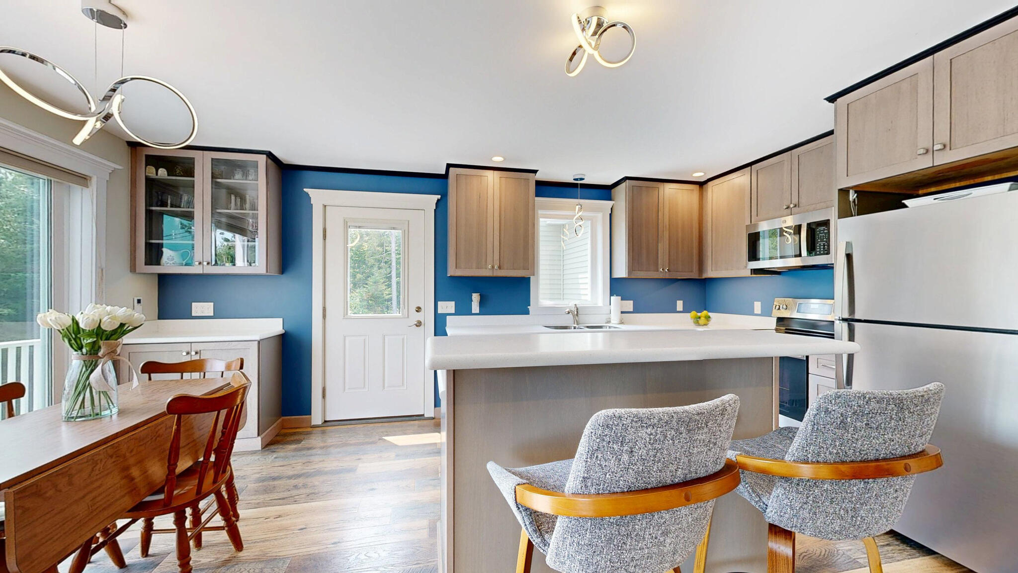 85 Patten Point Road St. George, ME 04859 - Photo 7 of 59 View of Kitchen, Island & Dining Area