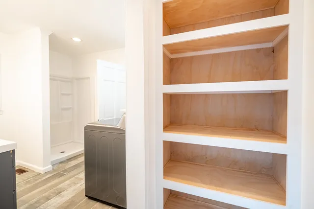 a bathroom with a sink and a bathtub