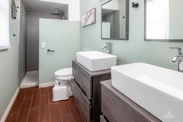 a bathroom with a sink and a toilet