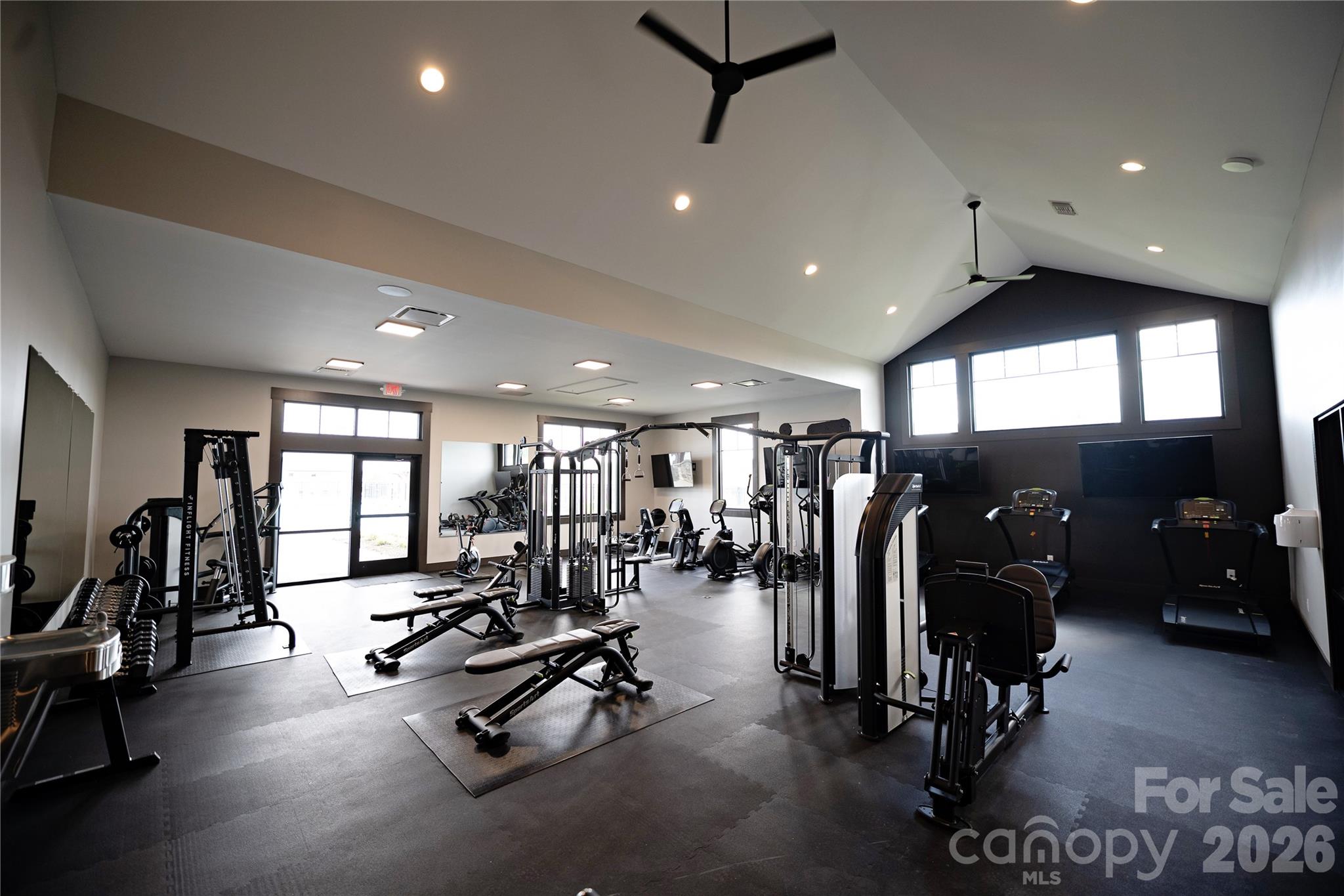 85 Salers Road Fletcher, NC 28732 - Photo 42 of 46 a view of a room with gym equipment
