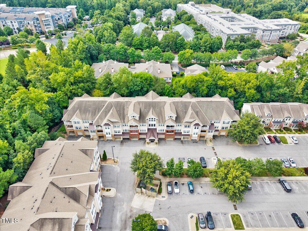 Undisclosed Address Raleigh, NC 27604 - Photo 14 of 22 an aerial view of a swimming pool and outdoor space