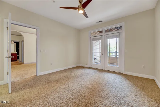 a view of empty room