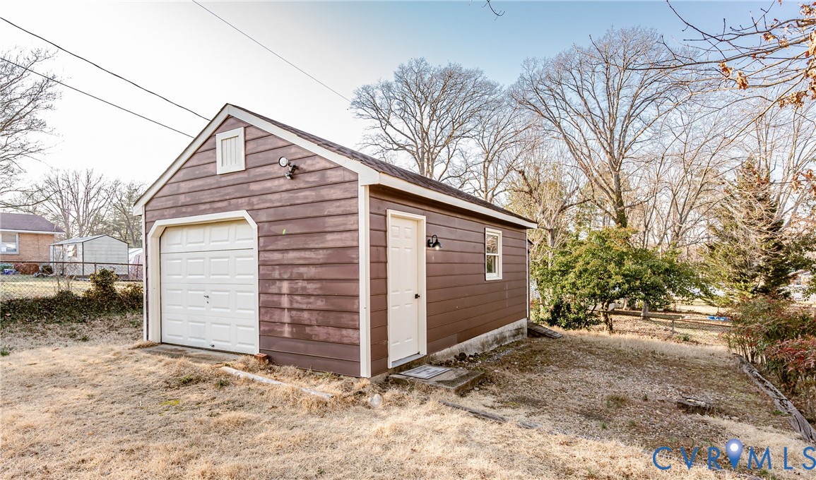 6048 Gainford Road Richmond, VA 23234 - Photo 30 of 83 View of detached garage