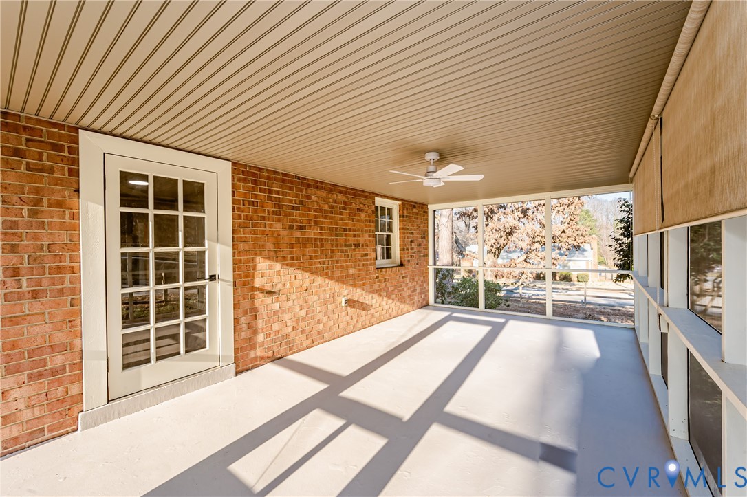 6048 Gainford Road Richmond, VA 23234 - Photo 38 of 83 View of patio featuring ceiling fan