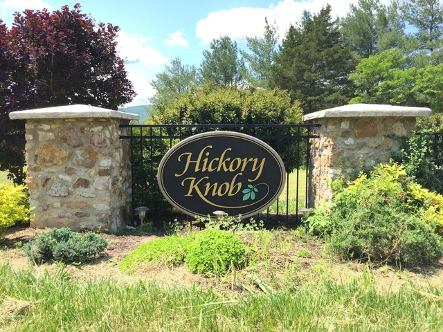 a view of outdoor space with garden and trees