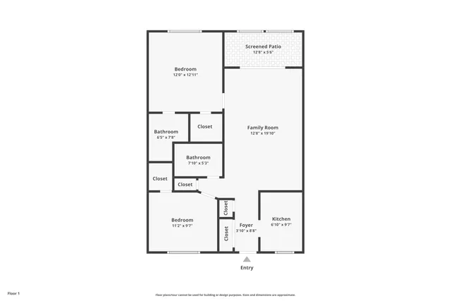 $1,650 | 8130 Sunrise Lakes Boulevard, Unit 211, Sunrise, FL 33322