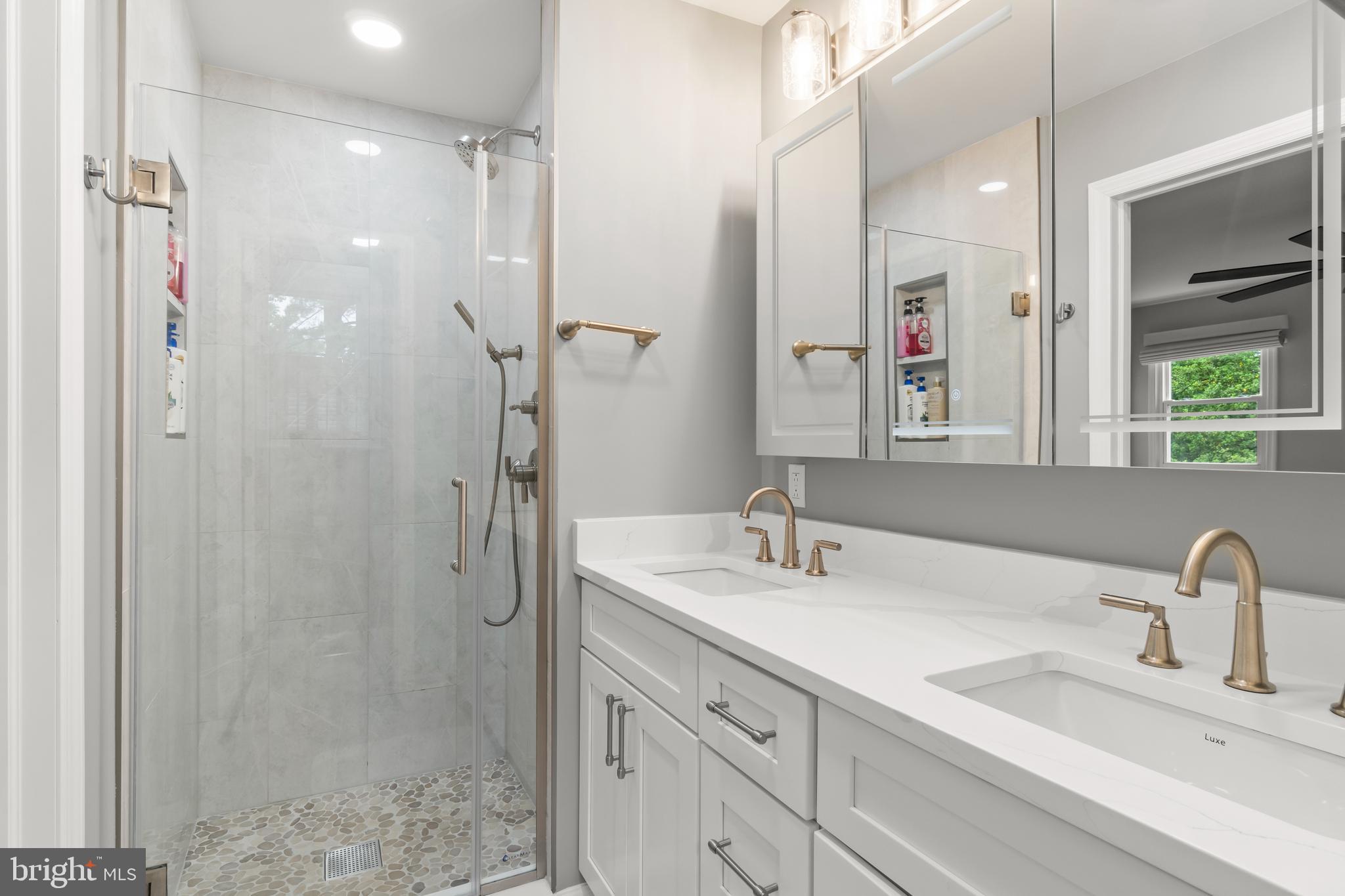 1757 Larkspur Road Cherry Hill, NJ 08003 - Photo 25 of 45 Renovated Master Bathroom