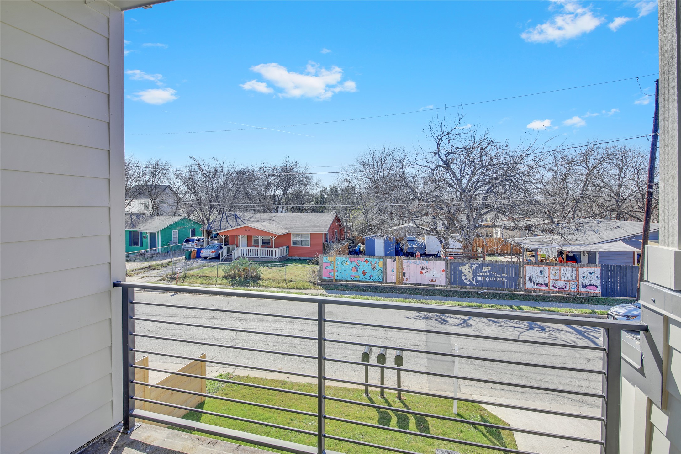 6802 Montana Street, Unit 1 Austin, TX 78741 - Photo 15 of 20 Balcony featuring a residential view