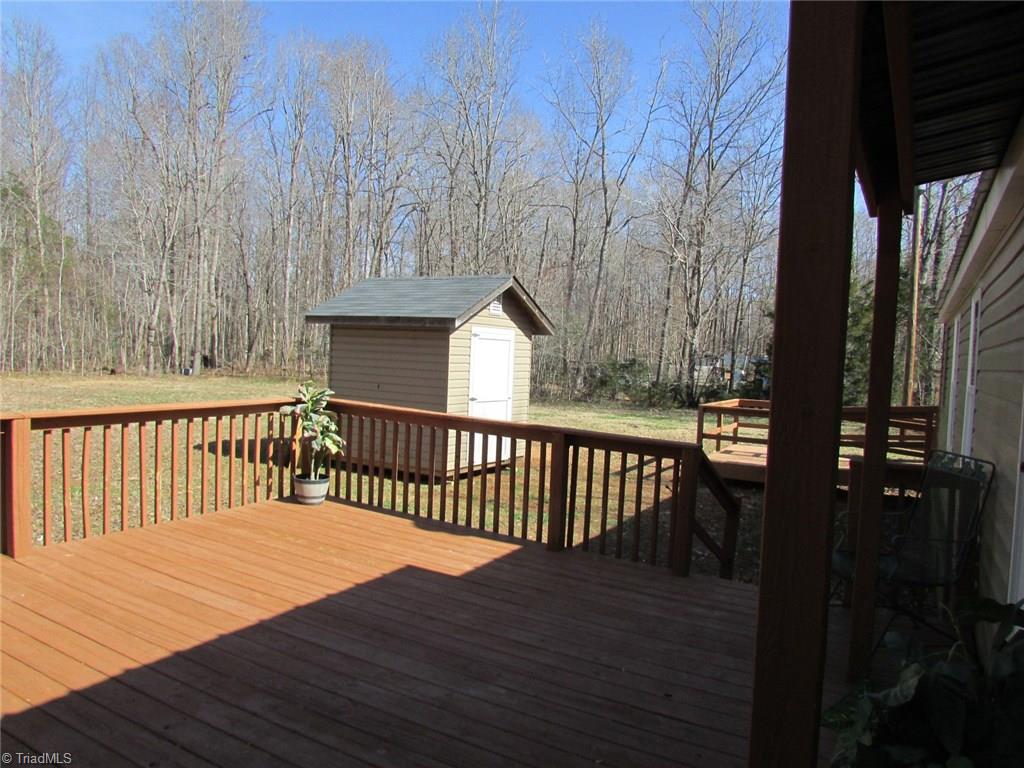 2301 Millcroft Road Pleasant Garden, NC 27313 - Photo 19 of 20 Deck View of Storage Building