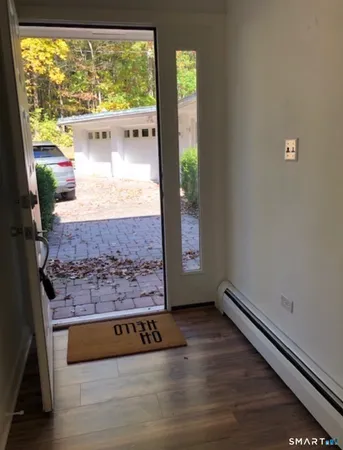 a view of front door