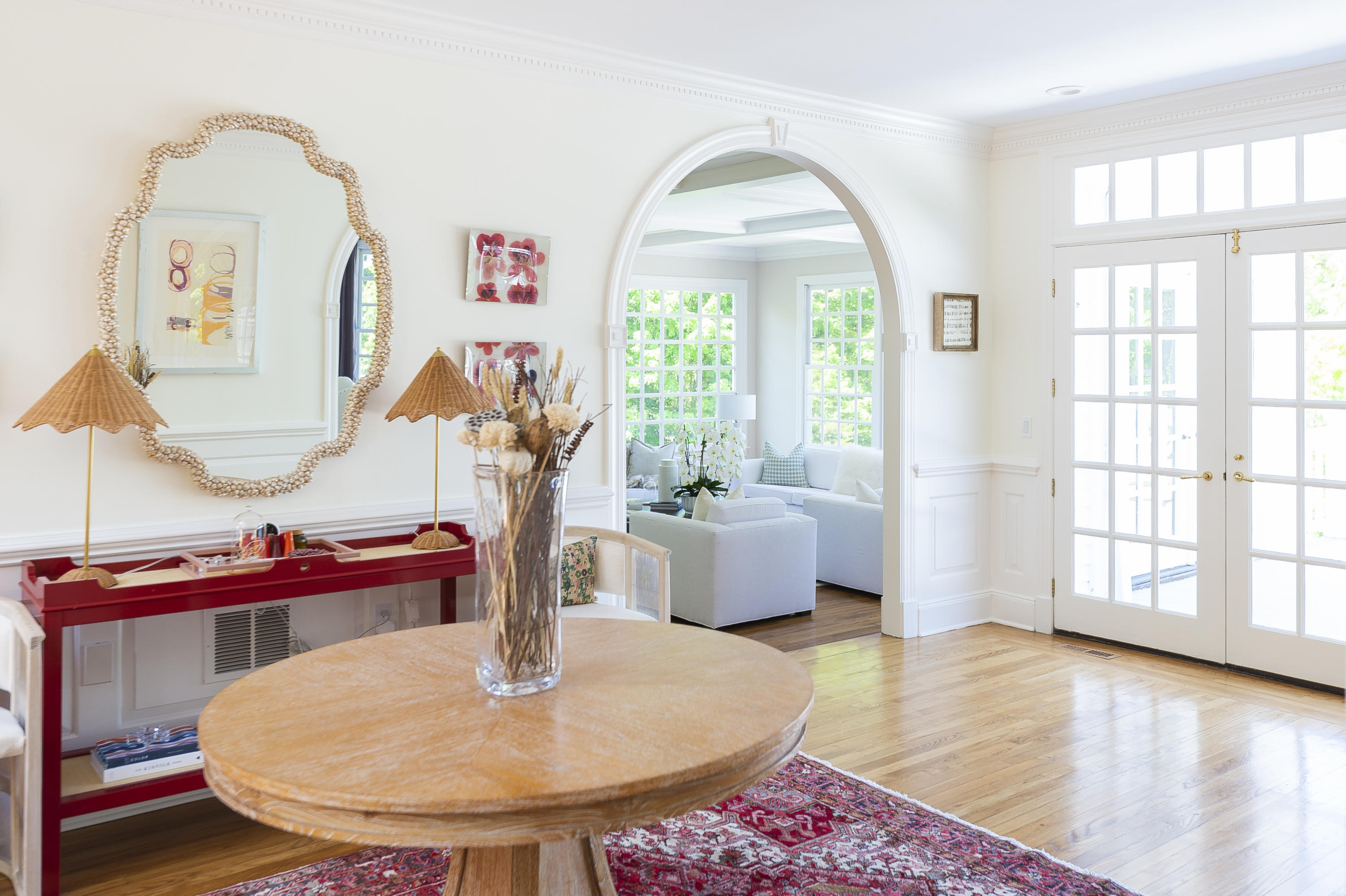 465 North Wilton Road New Canaan, CT 06840 - Photo 30 of 64 a view of a livingroom with furniture window and wooden floor