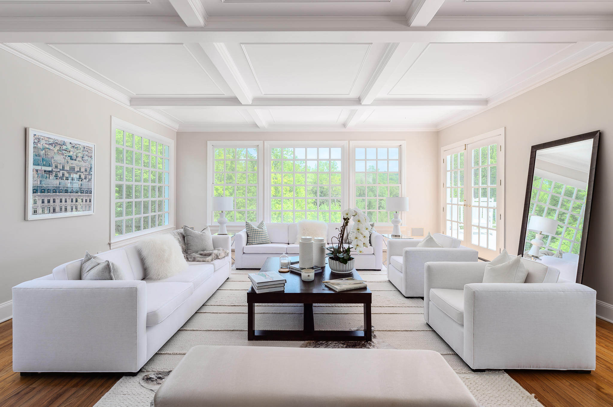 465 North Wilton Road New Canaan, CT 06840 - Photo 52 of 64 a living room with furniture and a large window