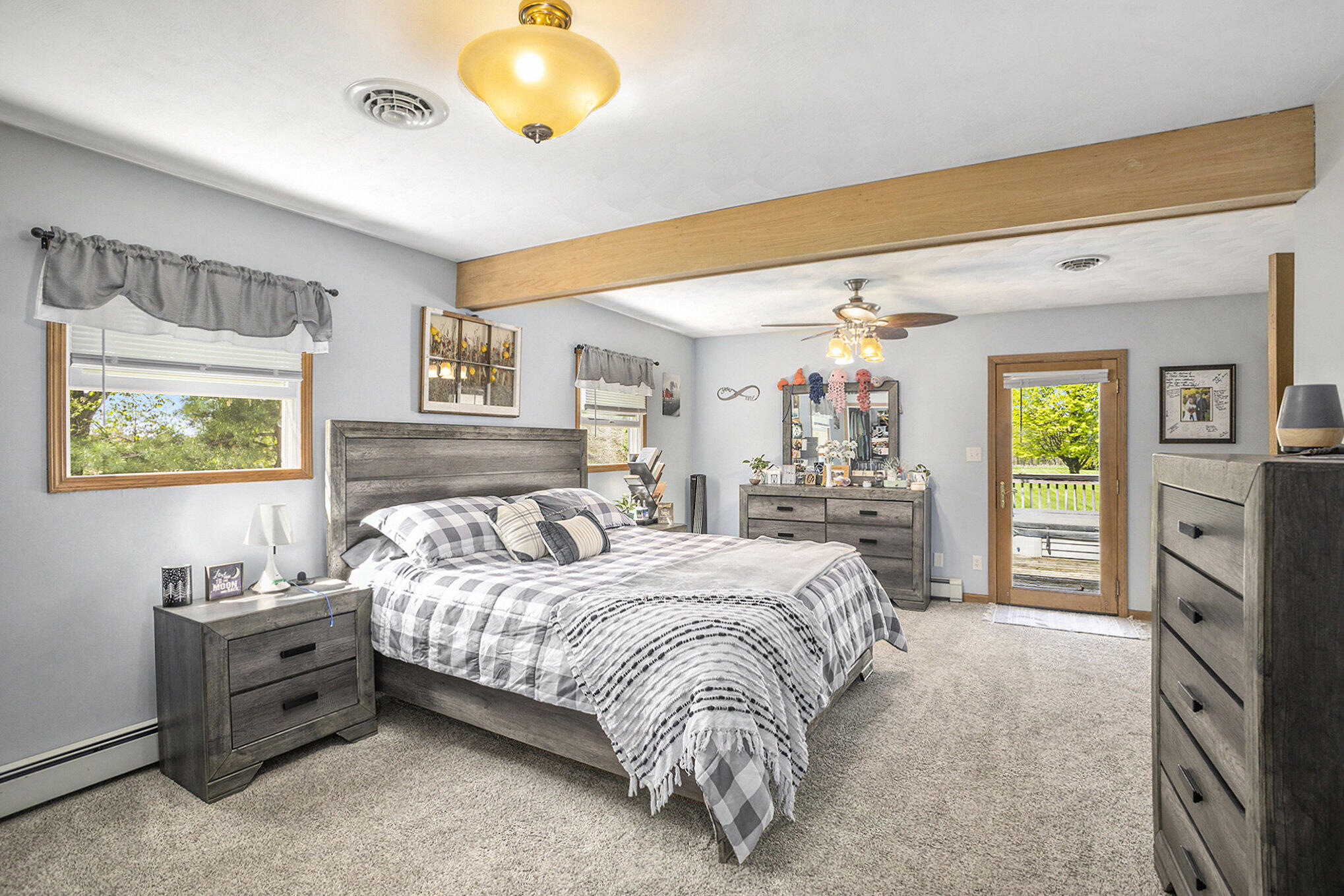 2660 Barber Road Grass Lake, MI 49240 - Photo 11 of 34 Primary Bedroom View 1