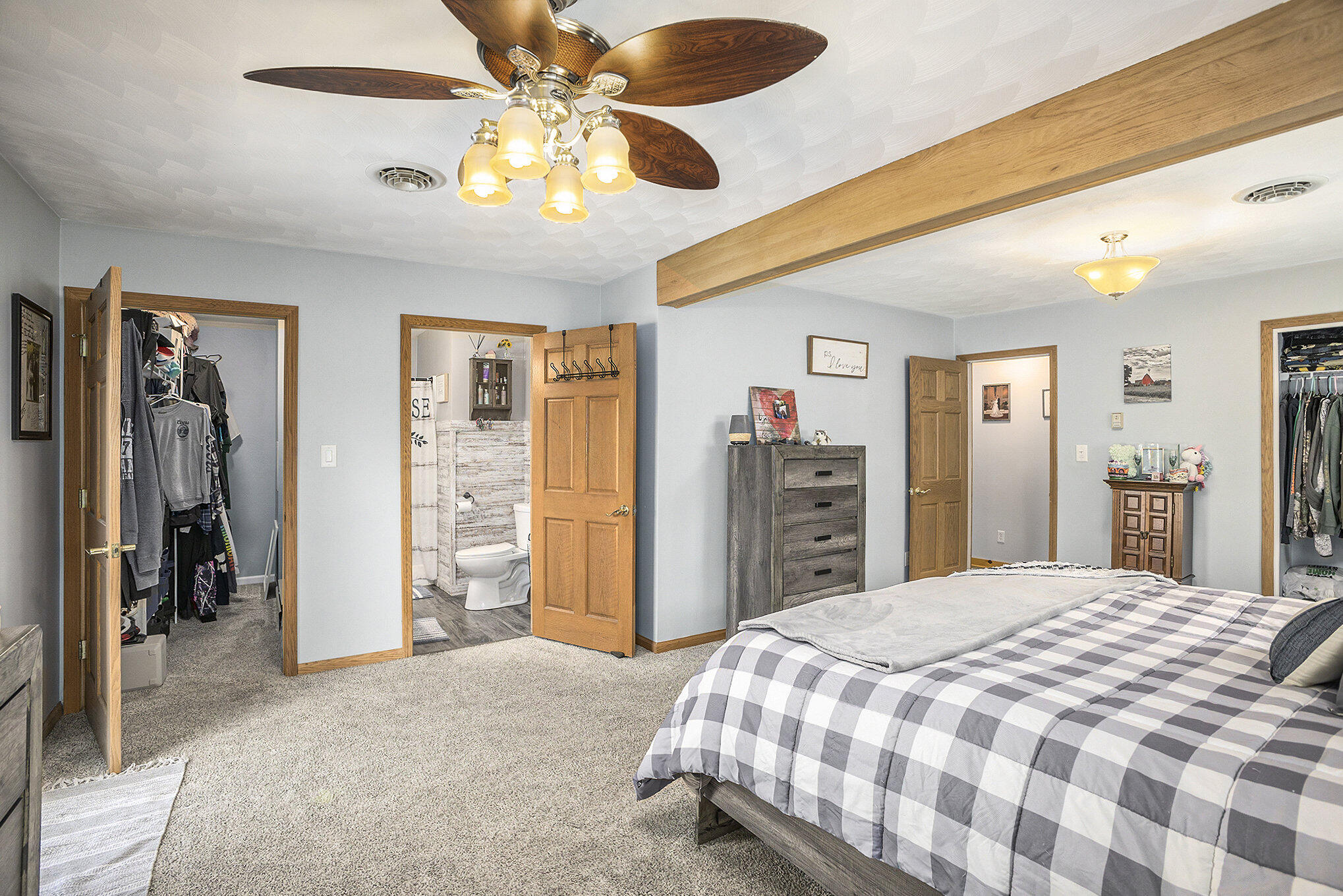 2660 Barber Road Grass Lake, MI 49240 - Photo 12 of 34 Primary bedroom View 2