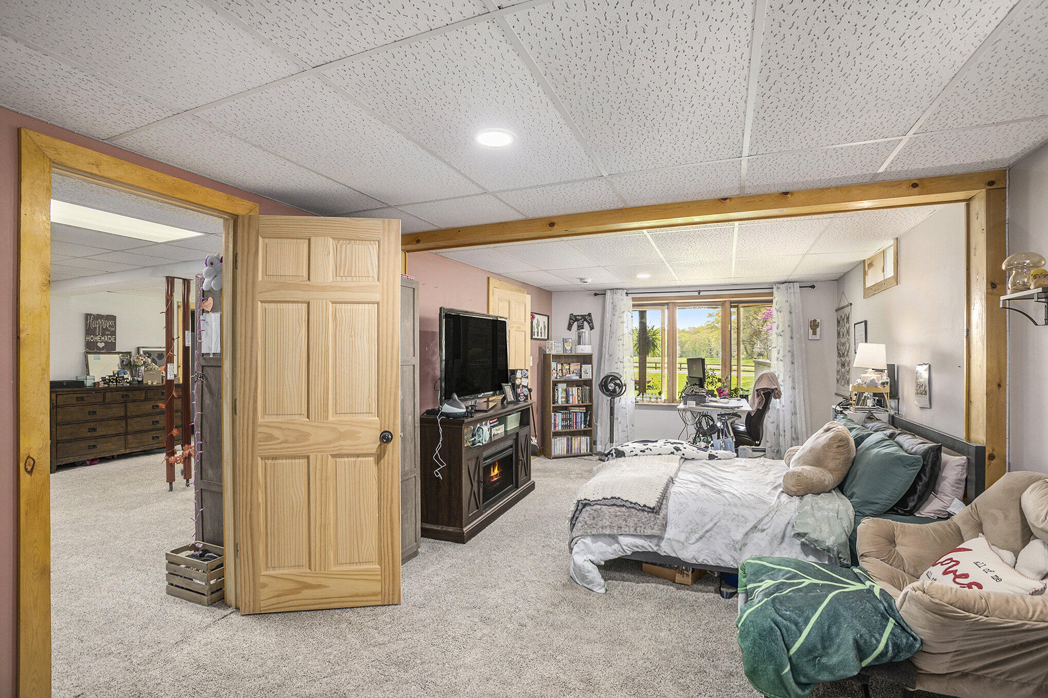 2660 Barber Road Grass Lake, MI 49240 - Photo 21 of 34 Basement Bedroom 4 ViewBedroom 4