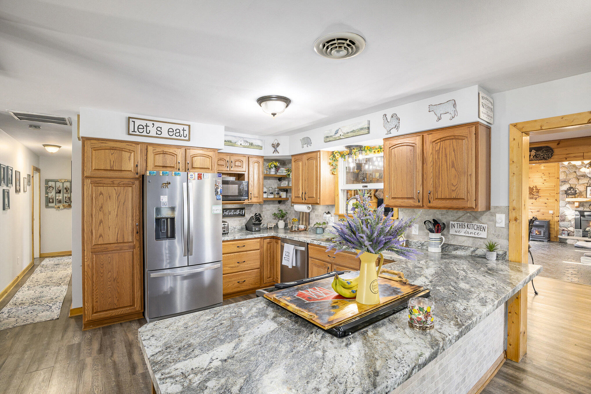 2660 Barber Road Grass Lake, MI 49240 - Photo 5 of 34 Kitchen View 2