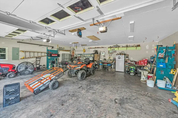 a view of car garage