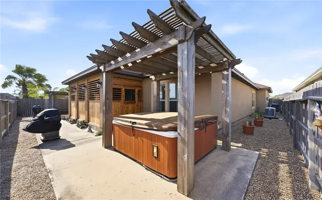 a balcony view with a outdoor space