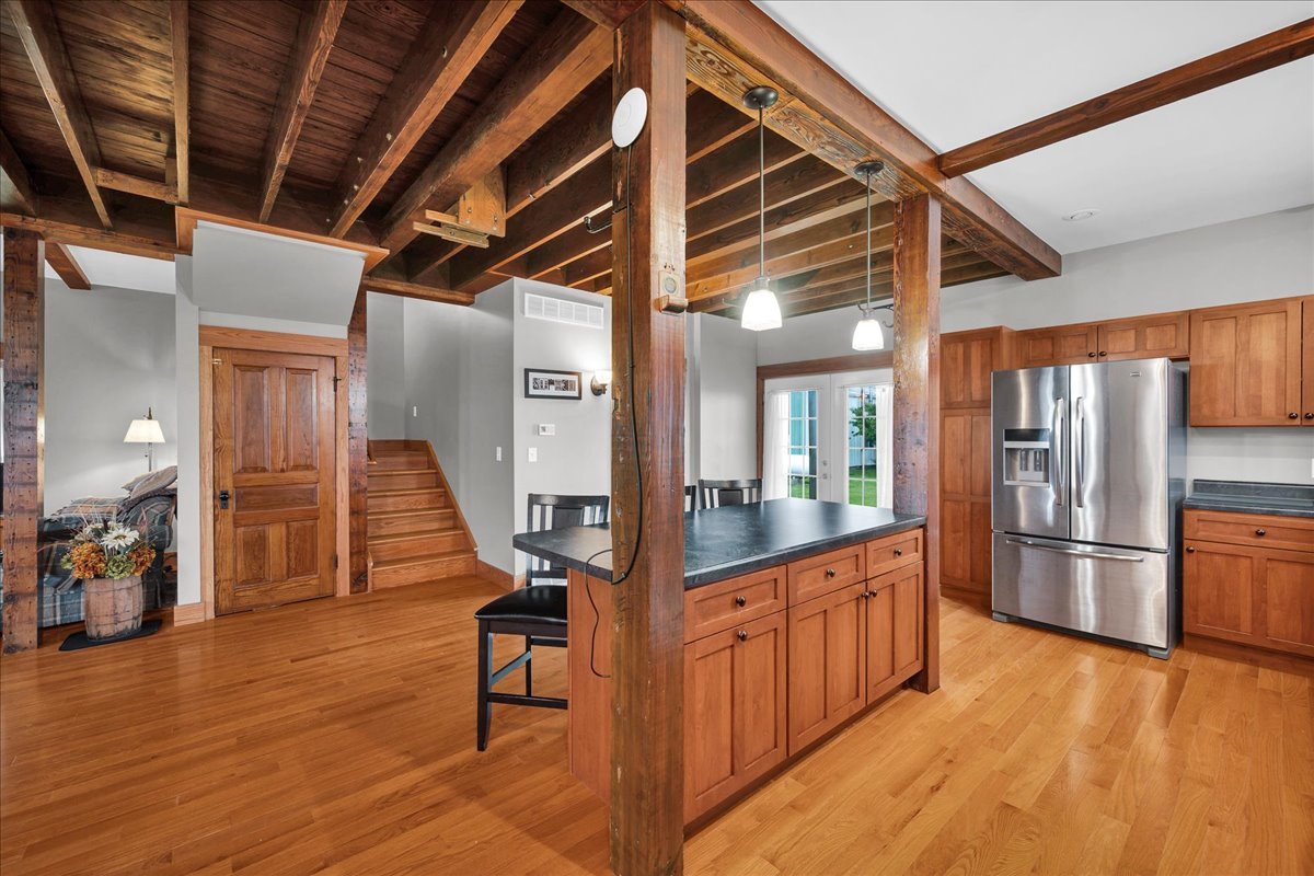 708 North 1950th Road Tonica, IL 61370 - Photo 40 of 95 a view of a hardwood & staircase in a room