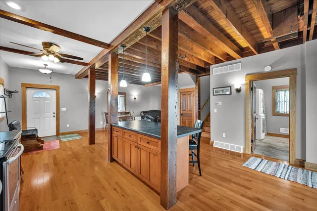 a view of a roof deck