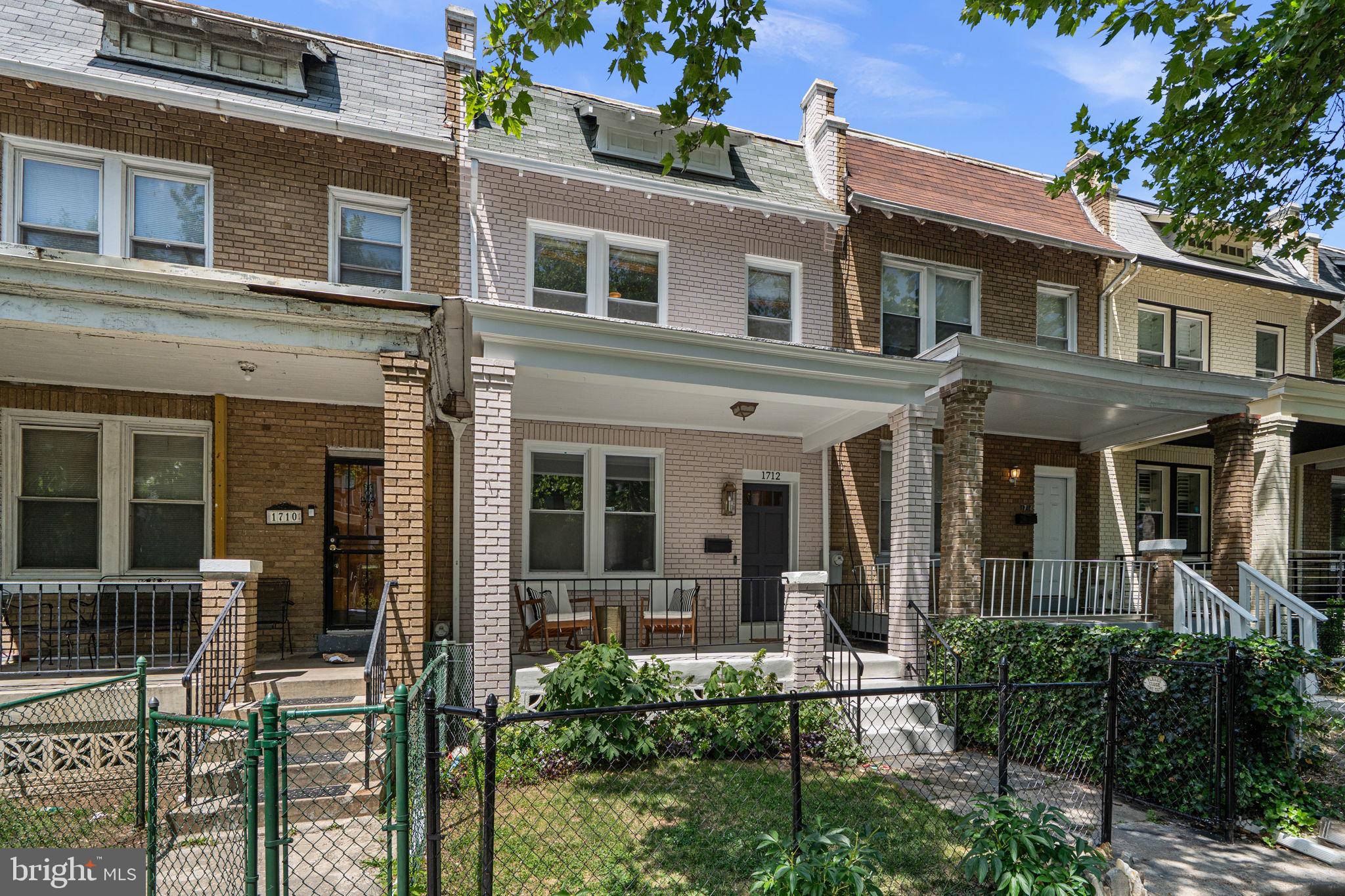 1712 M Street Northeast Washington, DC 20002 - Photo 33 of 38 front view of an houses