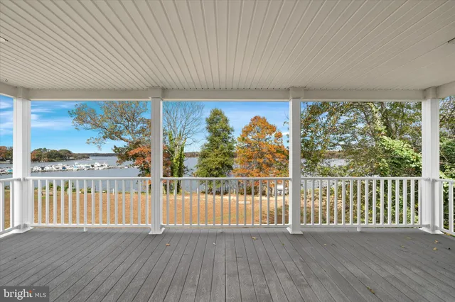 a view of balcony with workspace