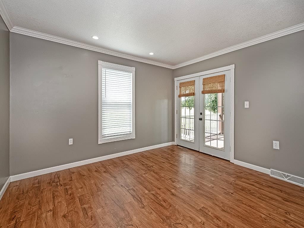 308 Welsh Road Evans City, PA 16033 - Photo 16 of 39 Office/Den with French doors leading out to the backyard stone patio