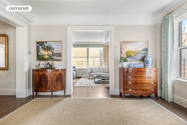 a room with furniture and a window