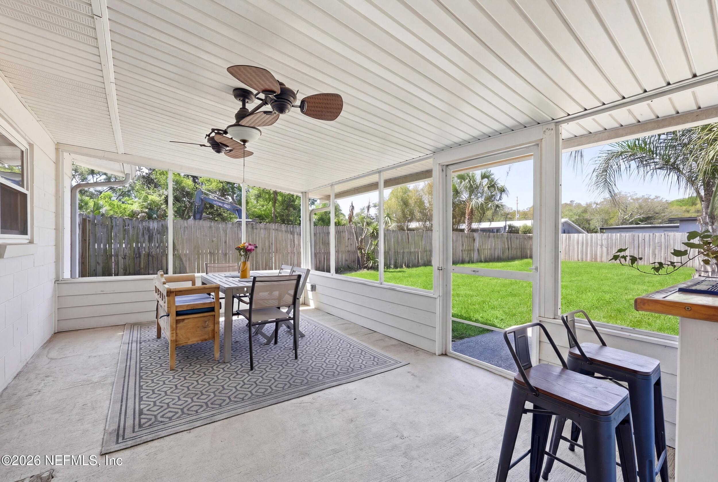 416 Driftwood Road Neptune Beach, FL 32266 - Photo 20 of 24 Large Screened Patio