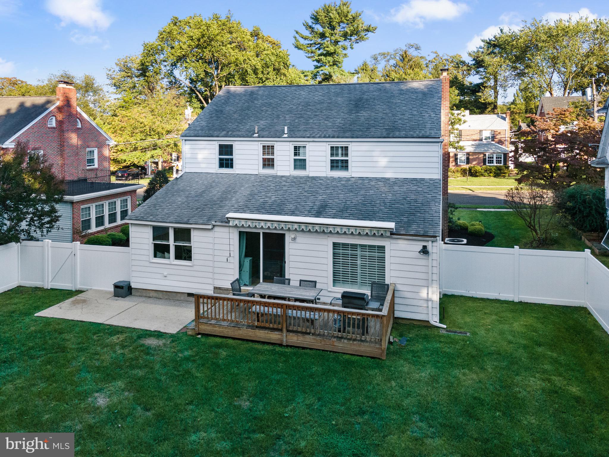 711 West Greenman Road Haddonfield, NJ 08033 - Photo 4 of 49 Beautiful Rear Yard with Deck
