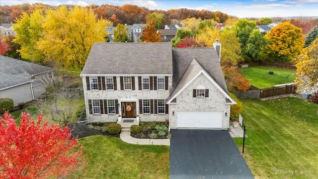 front view of house with a yard