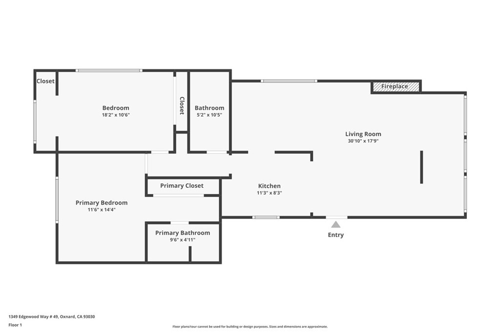 1349 Edgewood Way, Unit 49 Oxnard, CA 93030 - Photo 32 of 32 a picture of a room with a white wall and a white wall