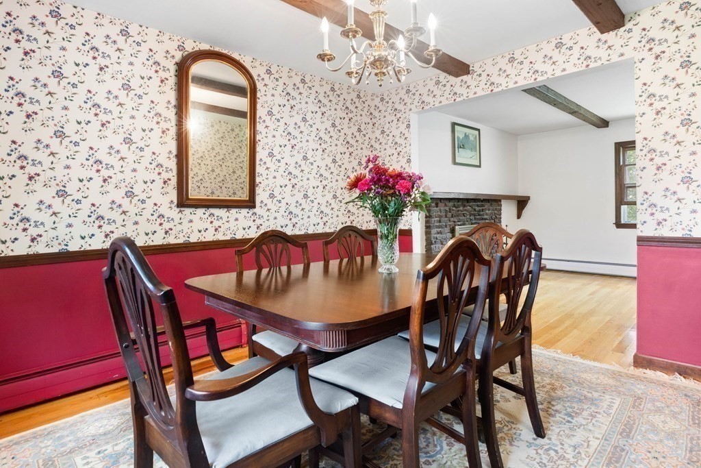 15 Silverbrook Road Topsfield, MA 01983 - Photo 8 of 42 a view of a dining room with furniture and wooden floor