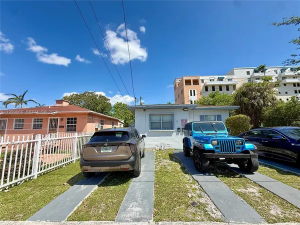 a house view with a seating space