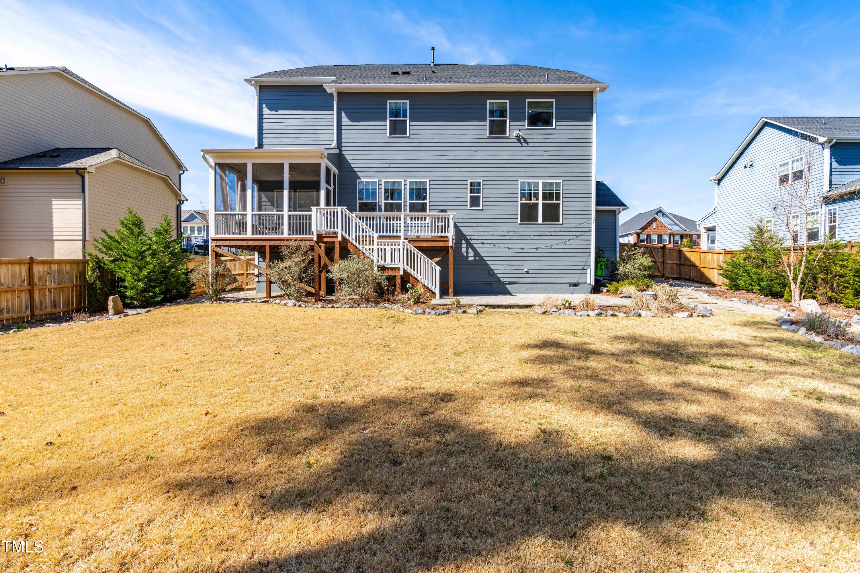 409 Tintern Lane Apex, NC 27523 - Photo 52 of 62 a view of a house with snow in front of it