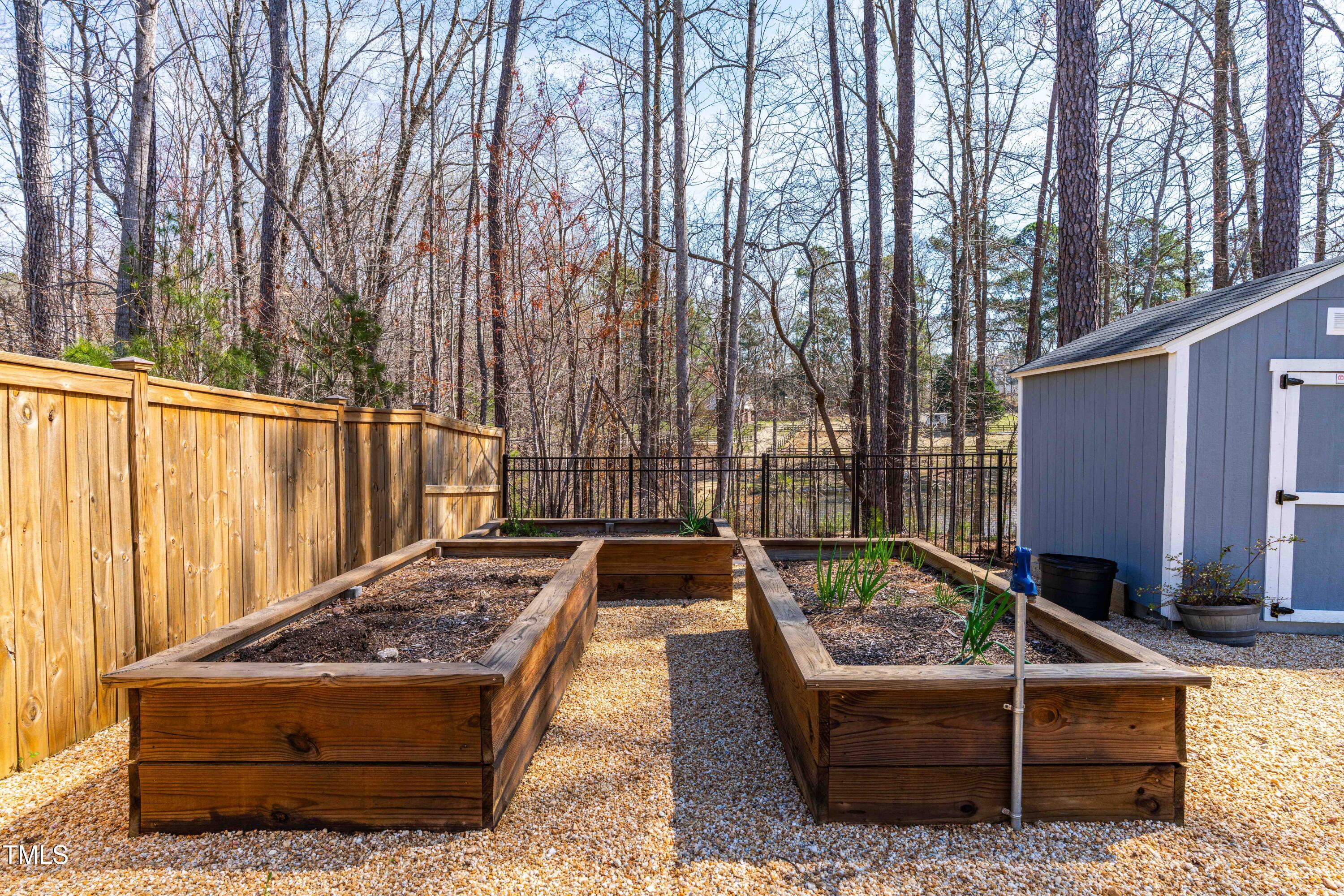 409 Tintern Lane Apex, NC 27523 - Photo 55 of 62 a view of backyard with seating space