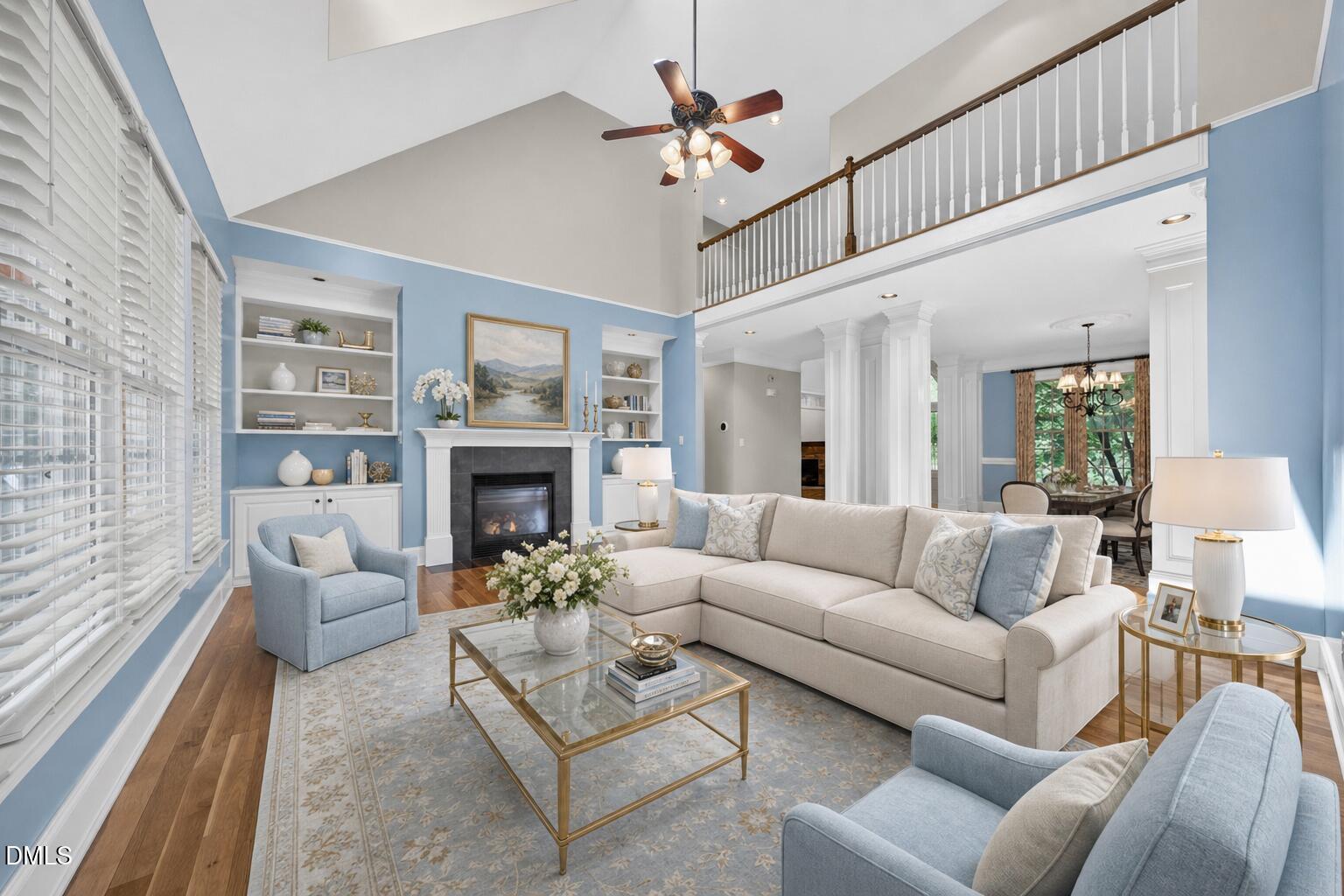 8497 Falkirk Ridge Court Wake Forest, NC 27587 - Photo 11 of 64 virtual_staging_greatroom_016