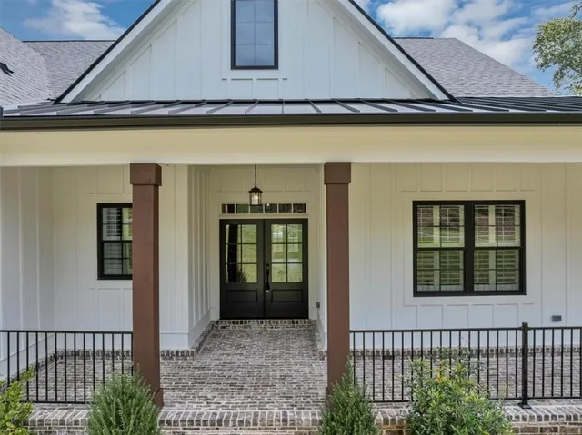 a view of front door